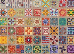 Puzzle 50 States Quilt Blocks 1000