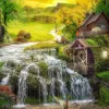 Puzzle A Log Cabin by the Magic Creek 1000