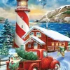 Puzzle A Winter Lighthouse