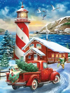 Puzzle A Winter Lighthouse
