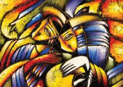 Puzzle Abstract Face