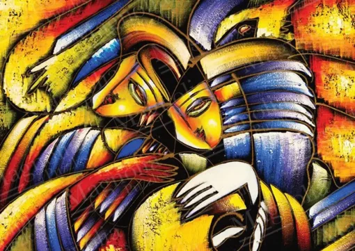 Puzzle Abstract Face