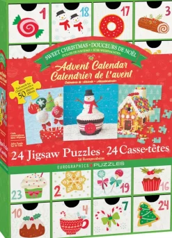 Puzzle Advent Calendar - Sweet Christmas 24x50