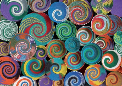 Puzzle African baskets