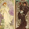 Puzzle Alfonz Mucha: Collage