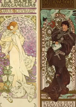 Puzzle Alfonz Mucha: Collage
