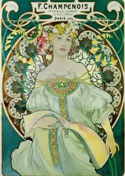 Puzzle Alfonz Mucha: Daydream, 1897