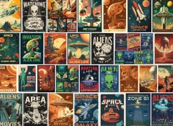 Puzzle Alien Invasion Collage