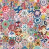 Puzzle American patchwork quilt