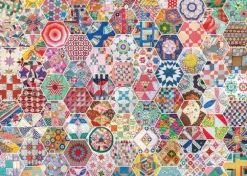 Puzzle American patchwork quilt
