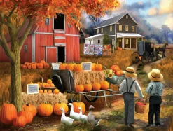 Puzzle Amish Pumpkin Patch 300XXL