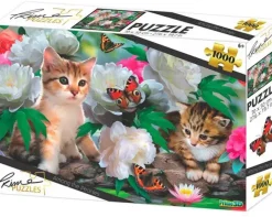 Puzzle Amoung the Peonies 3D