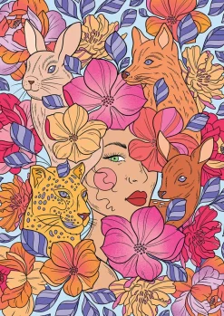 Puzzle Amour Floral