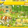 Puzzle Animal families on the farm