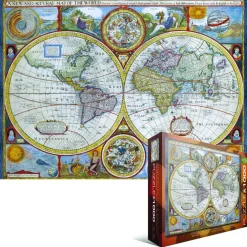 Puzzle Antique World Map IV