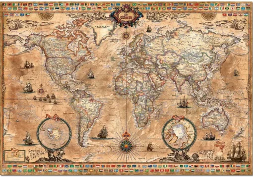 Puzzle Antique World Map II
