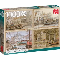 Puzzle Anton Pieck - Canal Boats