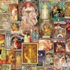 Puzzle Art Nouveau Poster Collage