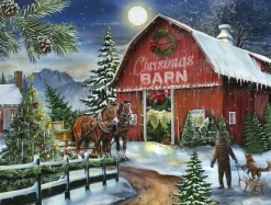 Puzzle At the Christmas Barn XXL