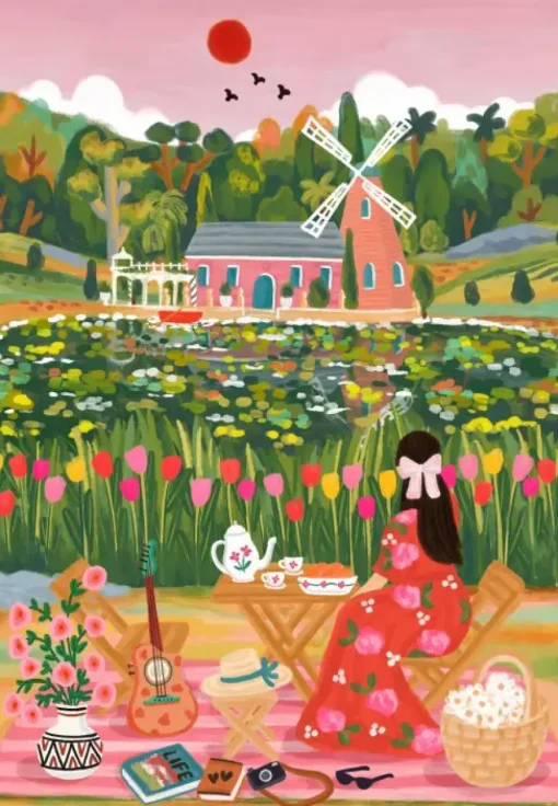 Puzzle At the Lake