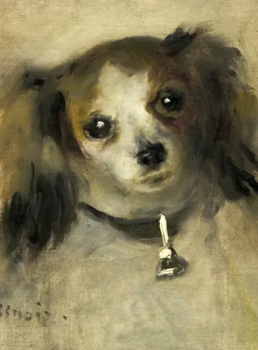 Puzzle Auguste Renoir: Head of a Dog, 1870