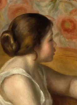 Puzzle Auguste Renoir: Head of a Young Girl, 1890