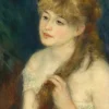 Puzzle Auguste Renoir: Young Woman Braiding Her Hair 1000