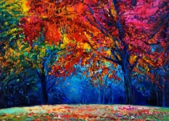 Puzzle Autumn forest IV