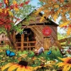 Puzzle Autumn Red and Gold