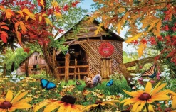 Puzzle Autumn Red and Gold