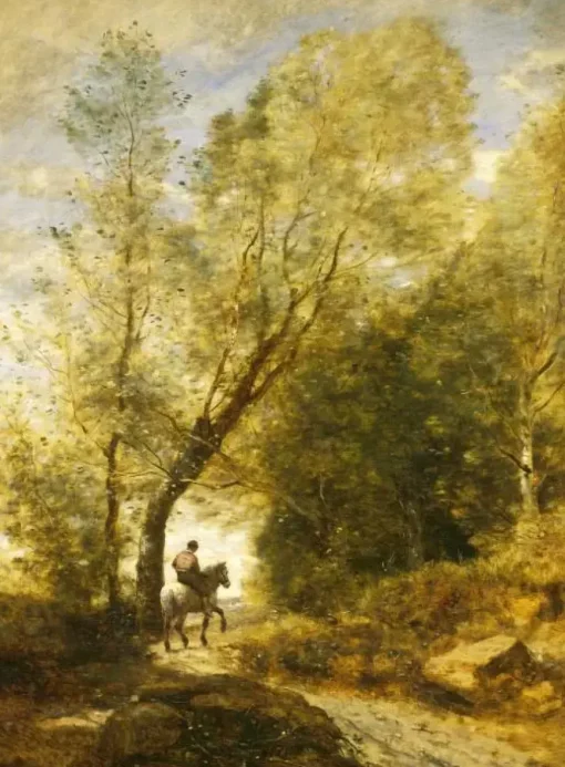 Puzzle Baptiste-Camille Corot: The Forest of Coubron