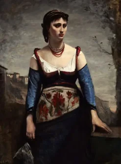 Puzzle Baptiste-Camille Corot : Agostina, 1866
