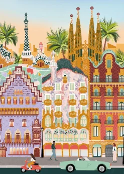 Puzzle Barcelona pieces