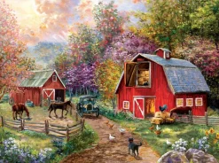 Puzzle Barnyard Visit