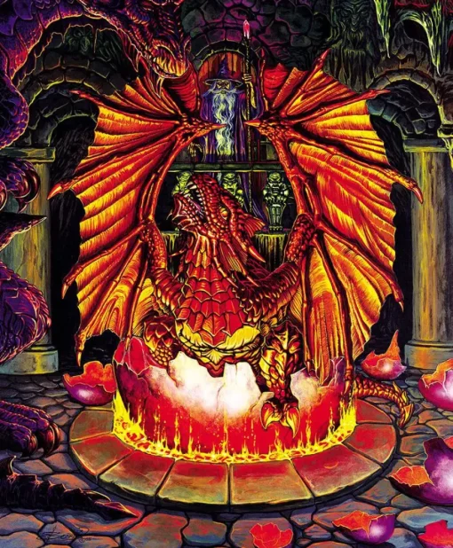 Puzzle Birth Of A Fire Dragon
