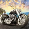 Puzzle Black motorcycle