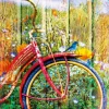 Puzzle Bluebirds on a Bicycle