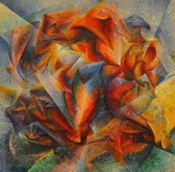 Puzzle Boccioni: Dinamismo di un ciclista è un dipinto, 1913 - 1000