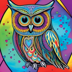 Puzzle Boho Owl