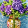 Puzzle Bouquet of Hydrangeas
