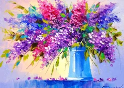 Puzzle Bouquet of Lilacs in a Vase 1000