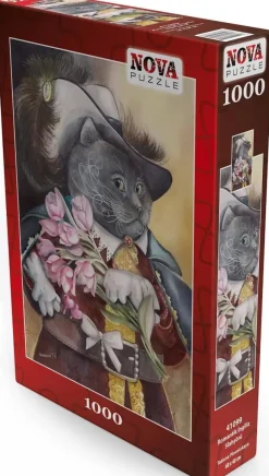 Puzzle British Cat Romantic