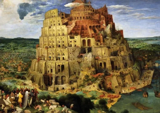 Puzzle Brueghel:  Babel Tower 2000