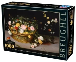Puzzle Brueghel: Flowers in a Basket and a Vase II