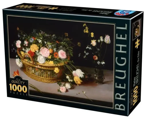 Puzzle Brueghel: Flowers in a Basket and a Vase II