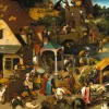 Puzzle Brueghel: The Dutch proverbs, 1559 II