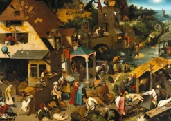 Puzzle Brueghel: The Dutch proverbs, 1559 II