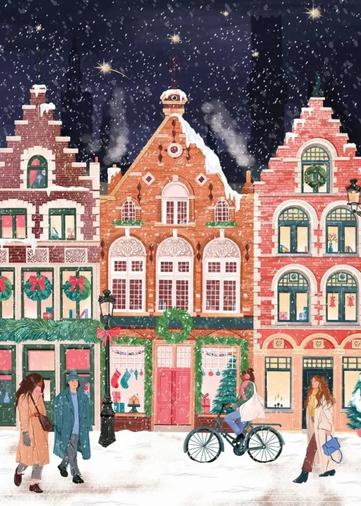 Puzzle Bruges at Christmas