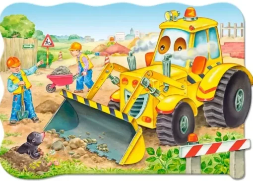 Puzzle Bulldozer in Action