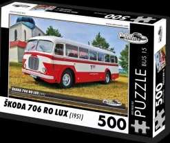 Puzzle BUS no. 15 艩koda 706 RO LUX (1951)